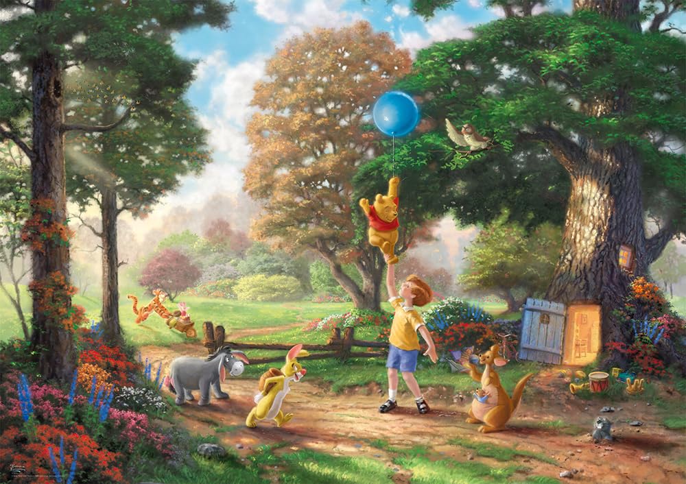 Amazon.com: Schmidt Spiele 57399 Thomas Kinkade, Disney, Winnie